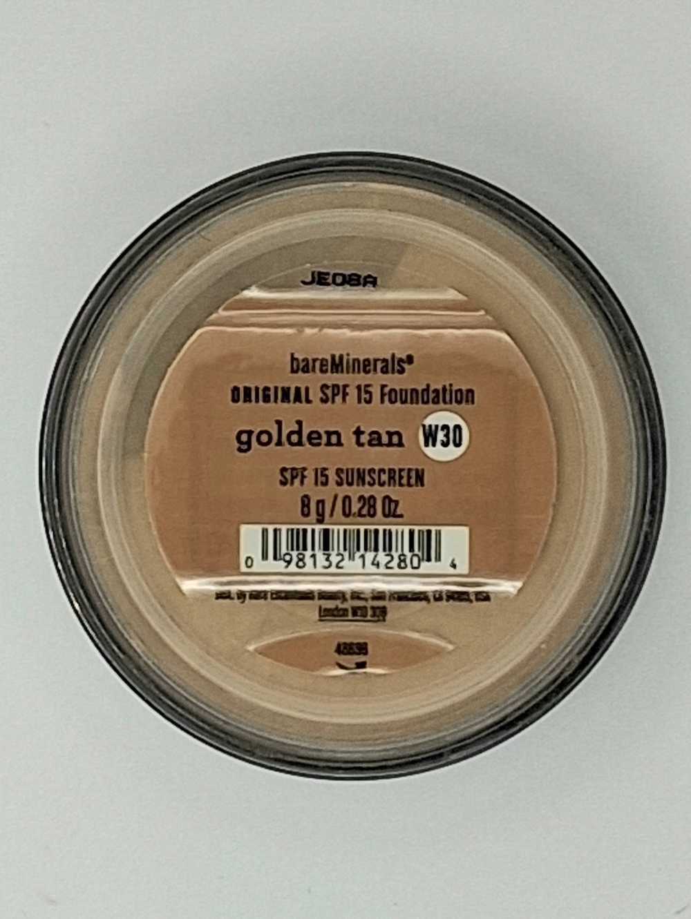 bareMinerals Original SPF 15 Loose Mineral Foundation - Golden Tan 8g/.28oz NWOB